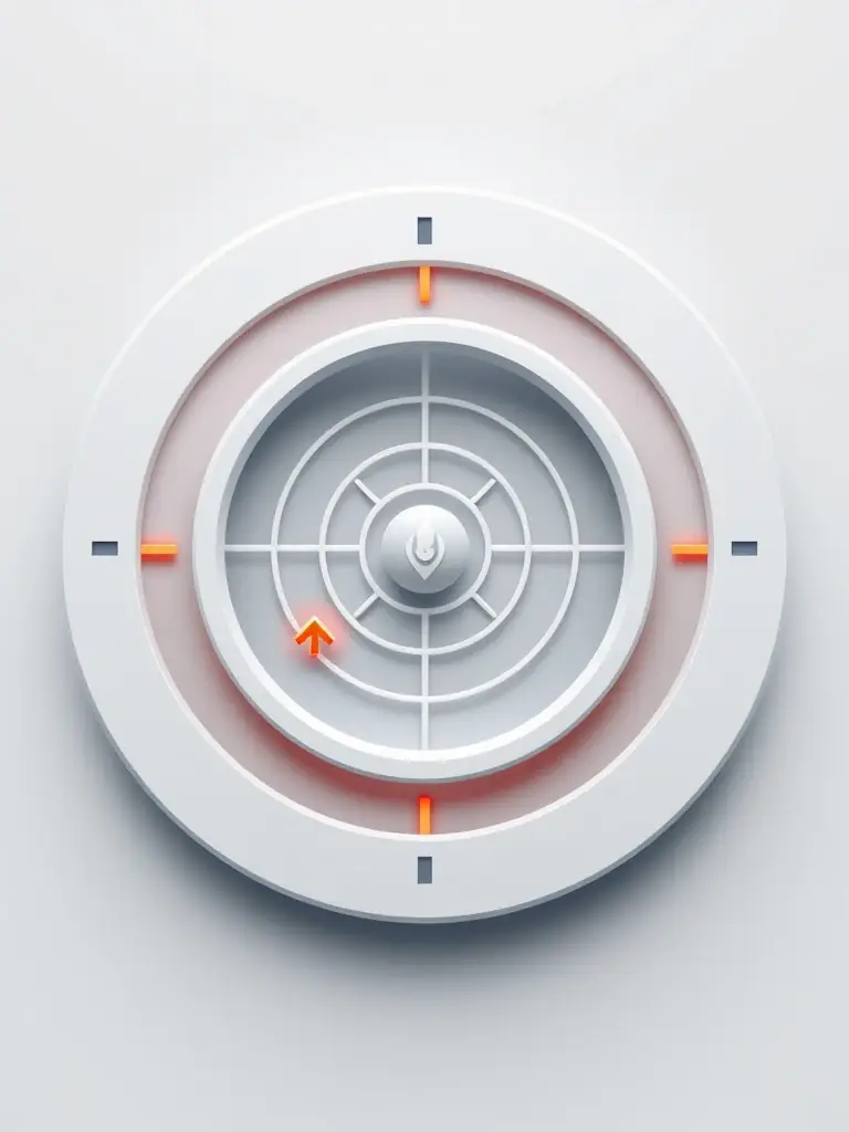 An icon representing contact interception, such as a radar scanning for phone numbers, in a clean, modern style, used to illustrate the second step of AfiLead's lead generation process.